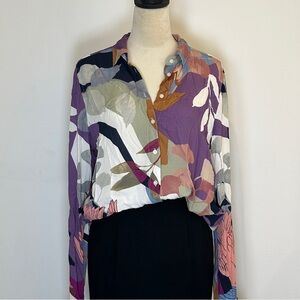 FDJ French Dressing Viscose Floral Print Blouse